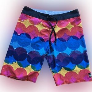 Quiksilver Multicolor Circles Swim Shorts